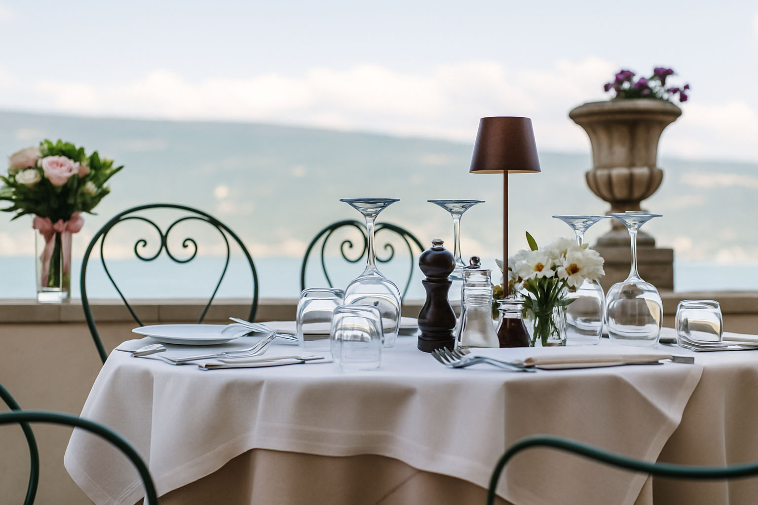 Lakeview table at Ristorante Vela